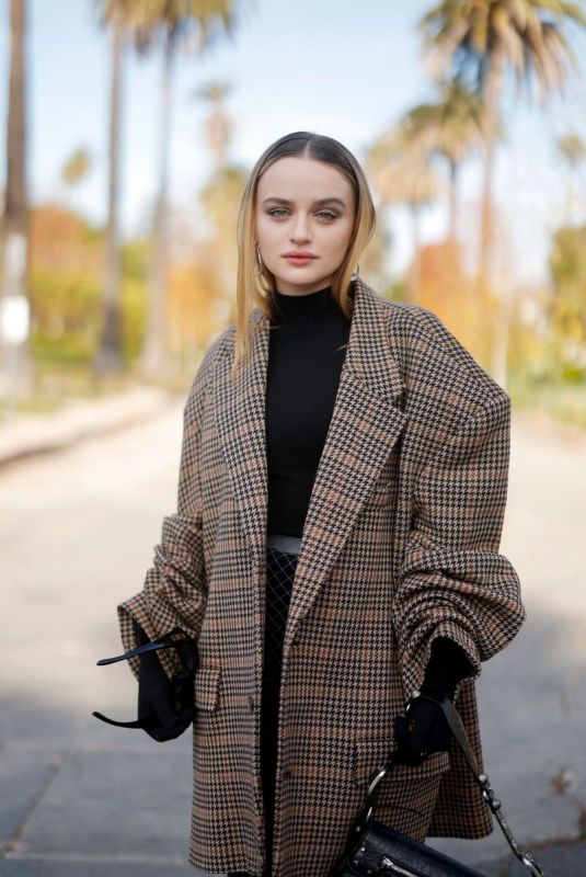 JOEY KING Arrives at Balenciaga Fall 24 Show in Los Angeles 12/02/2023