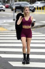 JOY CORRIGAN Leaves Alo Yoga Headquarters in Beverly Hills 12/24/2023