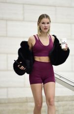 JOY CORRIGAN Leaves Alo Yoga Headquarters in Beverly Hills 12/24/2023
