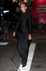 JULIANA NALU Arrives at Balenciaga After-party in West Hollywood 12/02/2023