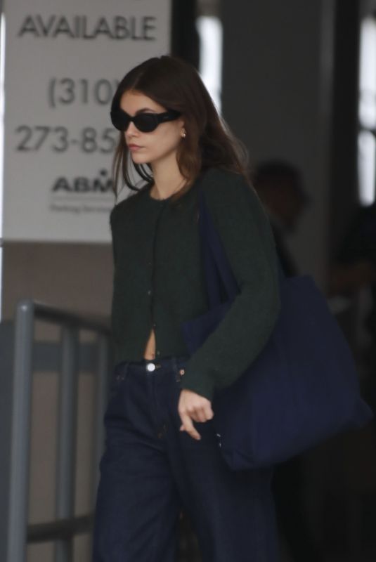 KAIA GERBER Out and About in Beverly Hills 12/18/2023