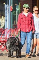 KATE BOSWORTH and Justin Long Heading to Lunch with Their Dog in Pasadena 12/28/2023