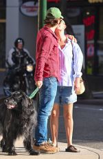 KATE BOSWORTH and Justin Long Heading to Lunch with Their Dog in Pasadena 12/28/2023