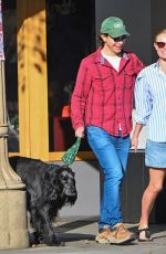 KATE BOSWORTH and Justin Long Heading to Lunch with Their Dog in Pasadena 12/28/2023
