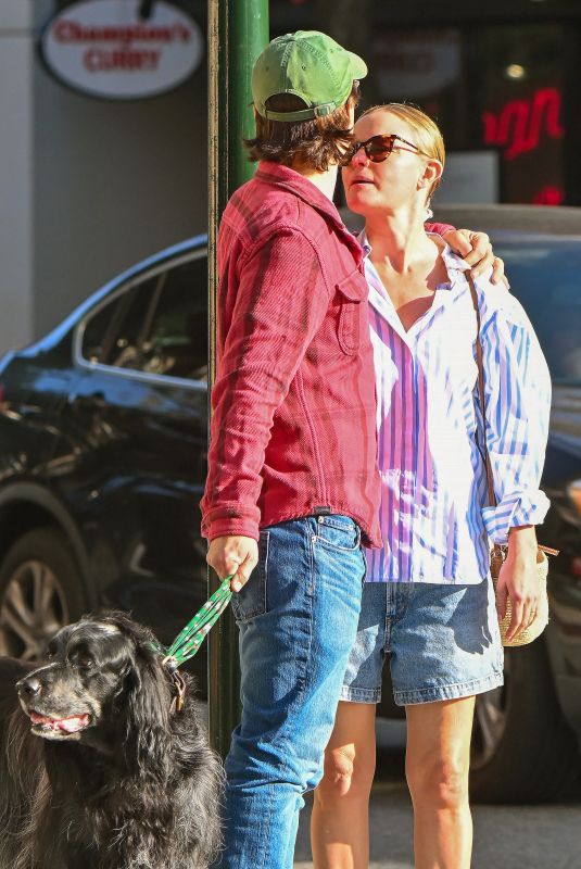 KATE BOSWORTH and Justin Long Heading to Lunch with Their Dog in Pasadena 12/28/2023