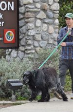KATE BOSWORTH and Justin Long Out Hiking with Their Dog in Pasadena 12/27/2023