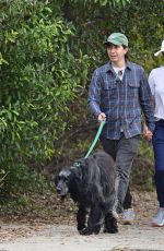 KATE BOSWORTH and Justin Long Out Hiking with Their Dog in Pasadena 12/27/2023