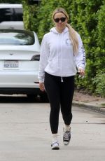 KATE HUDSON Out for Morning Walk in Los Angeles 12/22/2023