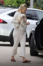 KATE HUDSON Out with Her Dog in Los Angeles 12/18/2023