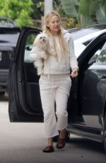 KATE HUDSON Out with Her Dog in Los Angeles 12/18/2023