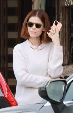 KATE MARA Out for Coffees to go in Los Feliz 12/17/2023