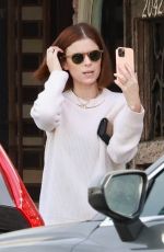 KATE MARA Out for Coffees to go in Los Feliz 12/17/2023