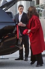 KATHERINE SCHWARZENEGGER Out with Her Family on Christmas Eve in Los Angeles 12/24/2023