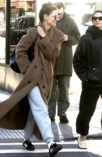 KATIE HOLMES Out and About in New York 12/21/2023