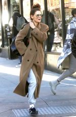 KATIE HOLMES Out and About in New York 12/23/2023