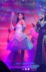 KATIE PRICE on Stage as Evil Witch During Her First Sleeping Beauty Pantomime Performance 12/16/2023