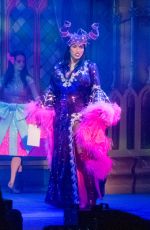 KATIE PRICE on Stage as Evil Witch During Her First Sleeping Beauty Pantomime Performance 12/16/2023