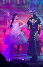 KATIE PRICE on Stage as Evil Witch During Her First Sleeping Beauty Pantomime Performance 12/16/2023