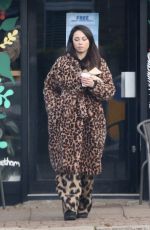 KATYA JONES Out and About in London 11/30/2023