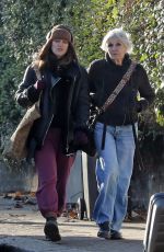 KEIRA KNIGHTLEY Out with Her Mother in Hampstead 12/05/2023