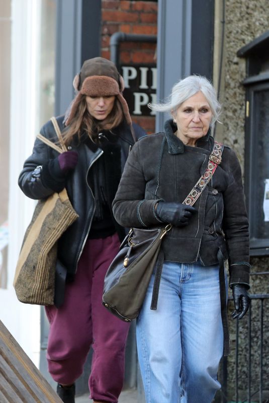 KEIRA KNIGHTLEY Out with Her Mother in Hampstead 12/05/2023