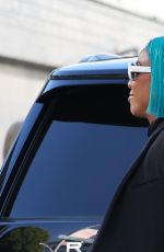 KELLY RLWLAND Debuts Blue Hair Out in Beverly Hills 12/13/2023