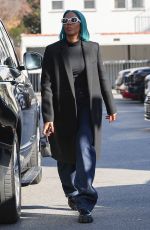 KELLY RLWLAND Debuts Blue Hair Out in Beverly Hills 12/13/2023