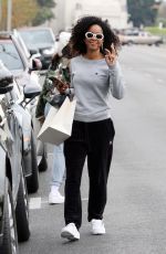 KELLY ROWLAND Leaves a Salon in Los Angeles 12/19/2023