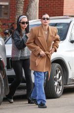 KENDALL JENNER and HAILEY and Justin BIEBER Out for Breakfast Together in Aspen 12/18/2023