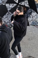 KENDALL JENNER and LAUREN PEREZ Out for Pilates on Christmas Eve in Los Angeles 12/24/2023