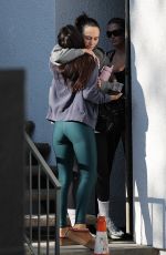 KENDALL JENNER and LAUREN PEREZ Out for Pilates on Christmas Eve in Los Angeles 12/24/2023