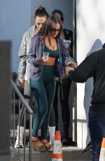 KENDALL JENNER and LAUREN PEREZ Out for Pilates on Christmas Eve in Los Angeles 12/24/2023