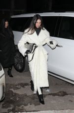 KENDALL JENNER Arrives at Catch Steakhouse in Aspen 12/17/2023