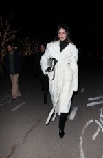 KENDALL JENNER Arrives at Catch Steakhouse in Aspen 12/17/2023