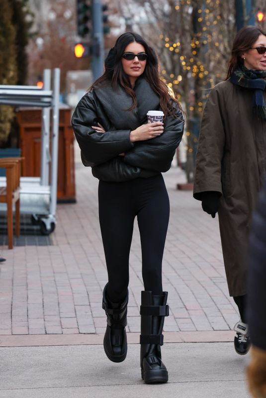 KENDALL JENNER Out for Coffee in Aspen 12/15/2023