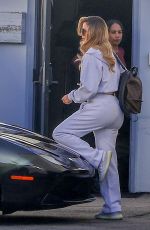 KHLOE KARDASHIAN Leaves a Studio in Los Angeles 12/08/2023