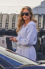 KHLOE KARDASHIAN Leaves a Studio in Los Angeles 12/08/2023