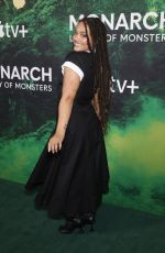 KIERSEY CLEMONS at Monarch: Legacy of Monsters Photocall in Los Angeles 12/08/2023