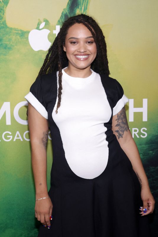 KIERSEY CLEMONS at Monarch: Legacy of Monsters Photocall in Los Angeles 12/08/2023