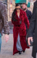 KIM KARDASHIAN Arrives on the Set of American Horror Story in New York 12/01/2023