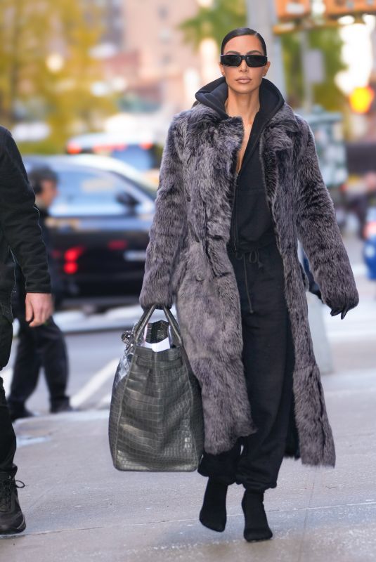 KIM KARDASHIAN Heading to Business Meetings in New York 11/29/2023