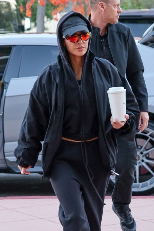 KIM KARDASHIAN Out in Los Angeles 12/08/2023