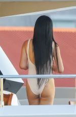 KIMORA LEE SIMMONS in Swimsuit at a Yacht in St Bart