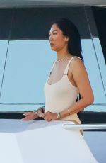 KIMORA LEE SIMMONS in Swimsuit at a Yacht in St Bart