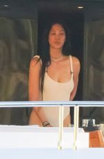 KIMORA LEE SIMMONS in Swimsuit at a Yacht in St Bart