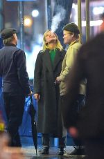 KIRSTEN DUNST on a Date Night at Via Carota in New York 12/19/2023