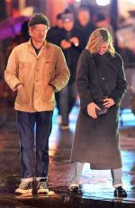 KIRSTEN DUNST on a Date Night at Via Carota in New York 12/19/2023