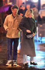 KIRSTEN DUNST on a Date Night at Via Carota in New York 12/19/2023