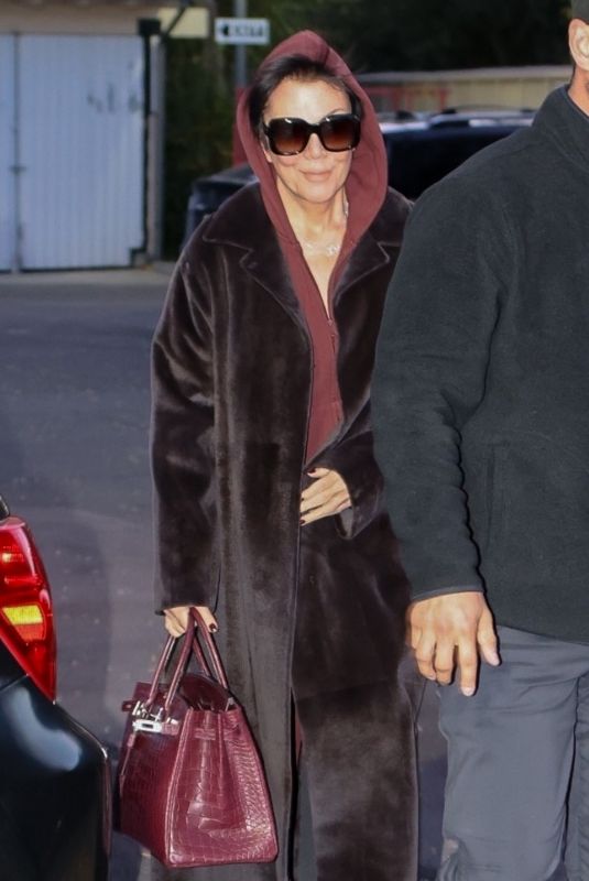 KRIS JENNER Arrives at Saint’s Basketball Game in Los Angeles 12/15/2023