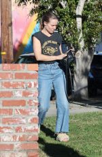 KRISTEN BELL Out and About in Los Angeles 12/01/2023